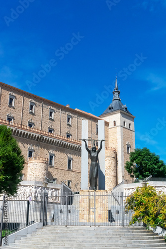 Alcazar of Toledo. Toledo, the city of three cultures: Christian, Muslim and Jewish. Spain. Europe. 