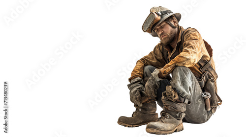 A Man Sitting on Top of a Rock