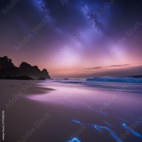 sunset on the beach © Tiago