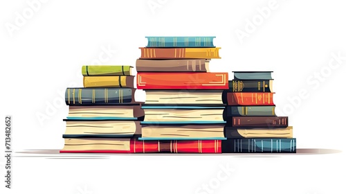 Showcase various book covers and angles, highlighting the diversity of literature. Convey a sense of literary exploration and the joy of reading."