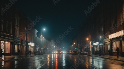 time lapse of traffic at night