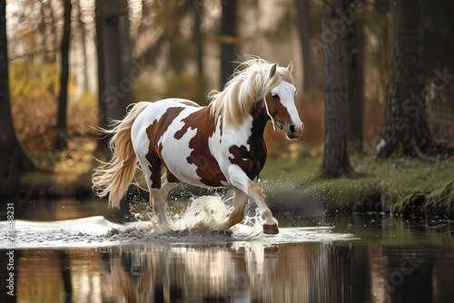 Baroque Pinto - Netherlands - Baroque Pintos are striking horses with coat patterns similar to the Pinto, often seen in baroque-style paintings