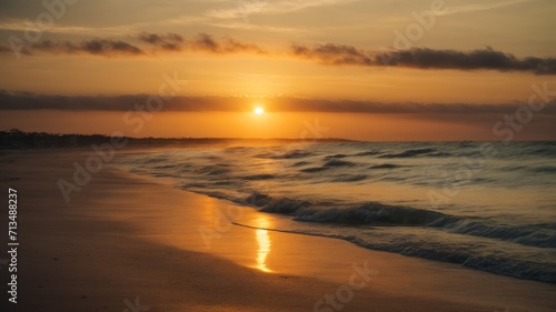 sunset at the beach © Shafiq