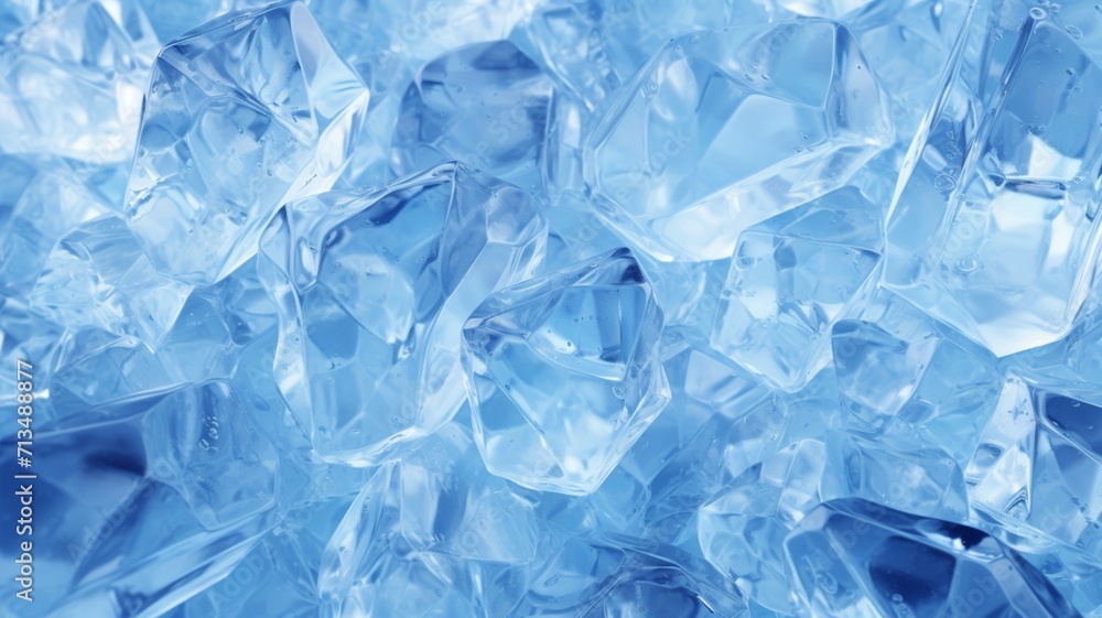 Crystalline ice formations and seracs clinging to the slopes of a glacier-covered peak, illuminated by the first light of dawn -Generative Ai Crystalline ice formations and seracs clinging to the slopes of a glacier-covered peak, illuminated by the first light of dawn -Generative Ai