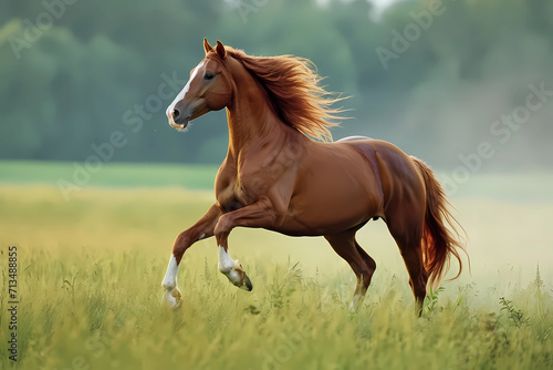 American Saddlebred - United States - Known for their elegant appearance and smooth gaits, popular in show rings photo