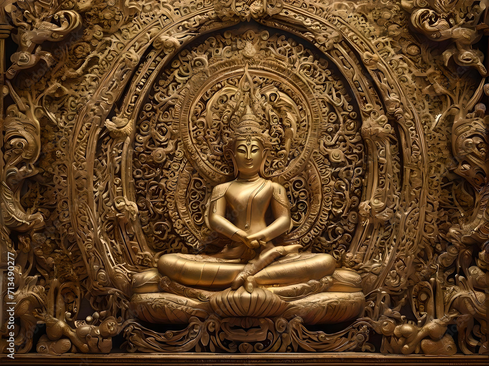 buddha statue in the temple