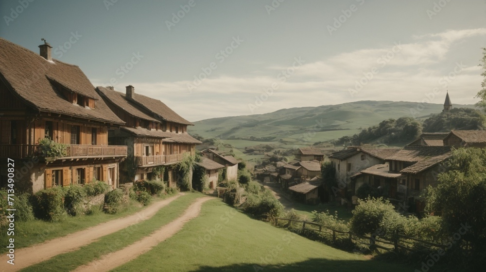 village in the mountains