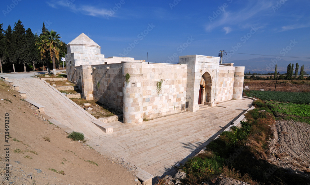 Located in Denizli, Turkey, Akhan Caravanserai was built in 1254.