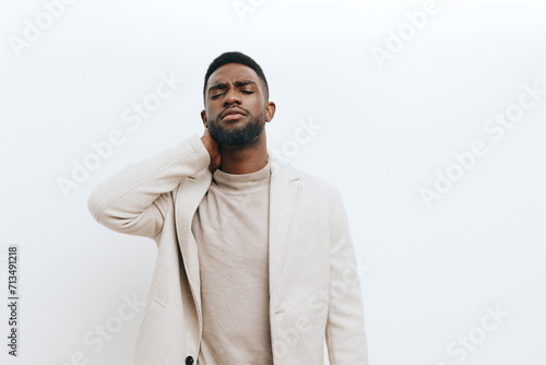 man emotion american american african background stylish african fashion guy portrait expression black