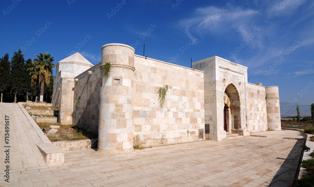 Located in Denizli, Turkey, Akhan Caravanserai was built in 1254. Located in Denizli, Turkey, Akhan Caravanserai was built in 1254.