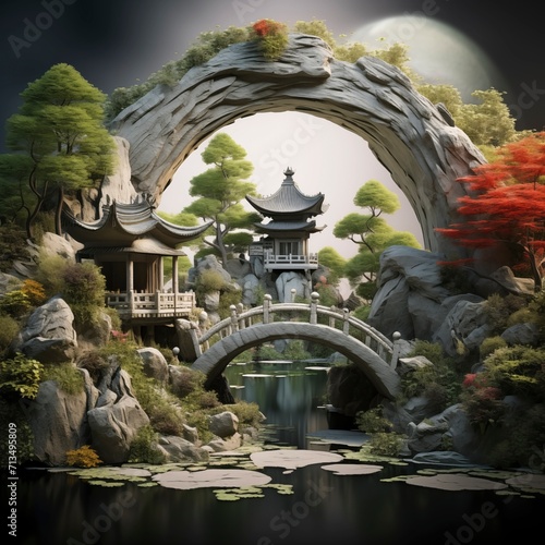 Serene_Moon_Gate_Chinese_Garden