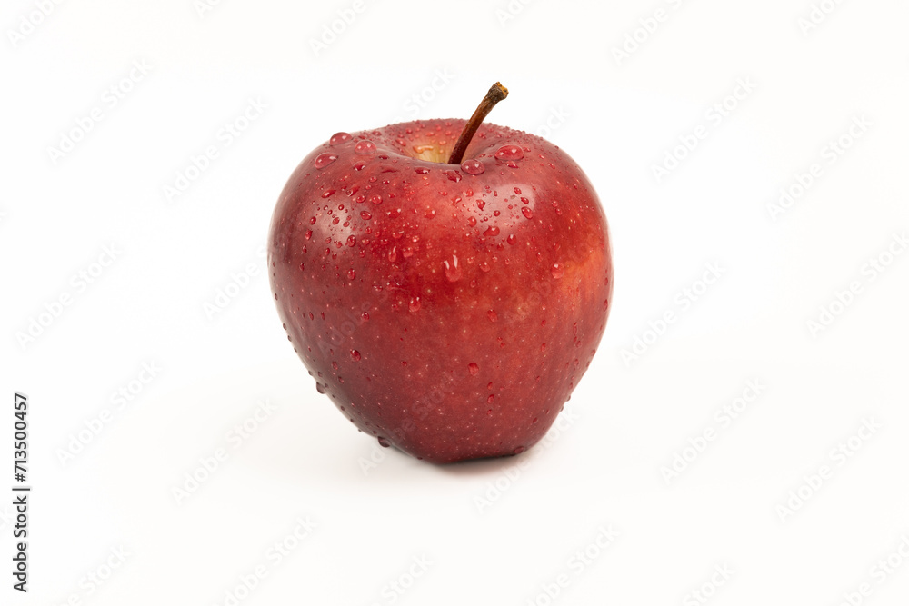 Red apple isolated on a white background Red apple isolated on a white background