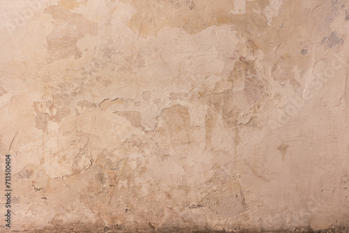 Texture of an old concrete wall. Old plastered wall background.