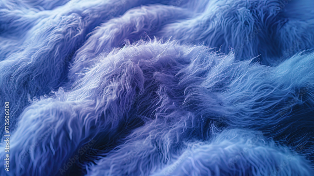 Obraz premium A photograph of the texture of a woolen blanket is as if created in order to drown in it, enjoying