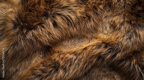 A photograph of the texture of the beaver wool captivates with its natural beauty and a unique pil