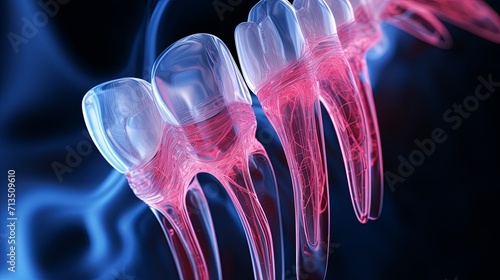 Dental x-ray showing an image of the teeth