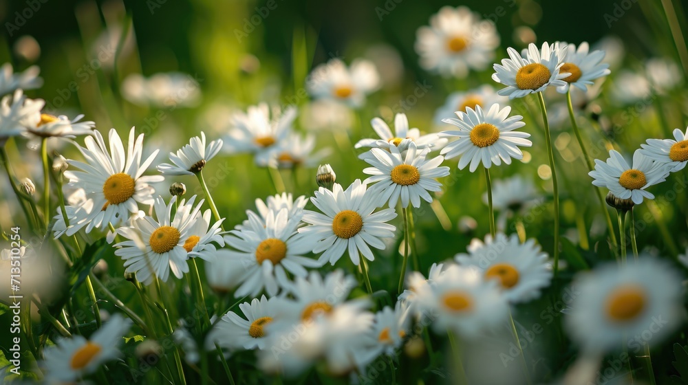flowers scattered across a meadow, forming a delicate and charming floral backdrop generative ai flowers scattered across a meadow, forming a delicate and charming floral backdrop generative ai