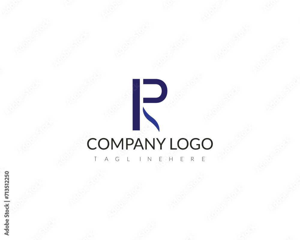 PR, RP, Abstract initial monogram letter alphabet logo design PR, RP, Abstract initial monogram letter alphabet logo design