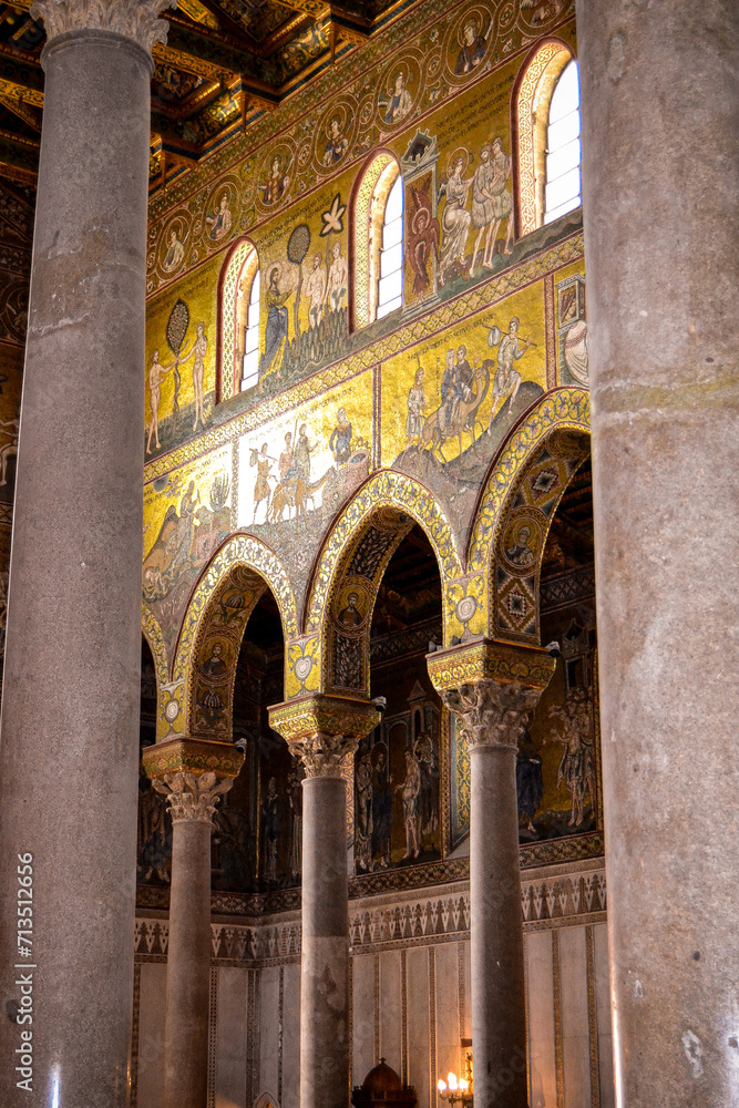 Monreale Cathedral Interior Mosaic