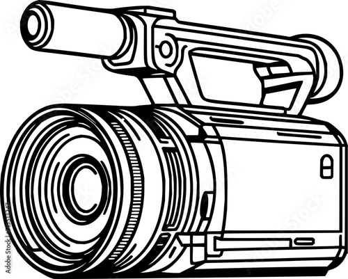 Illustration Digital Video camera 