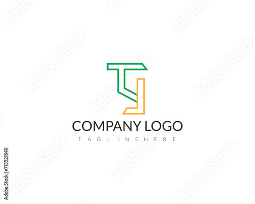 Free Download Creative blue letter TY t y logo with leading lines and road concept design. - GFXLoad