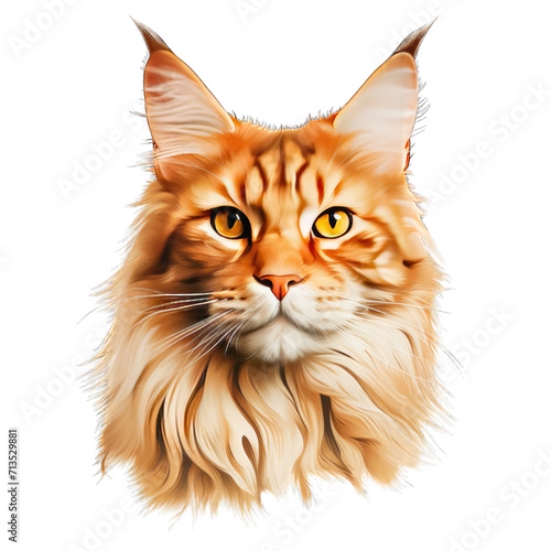 Mainecoon Cat Clipart