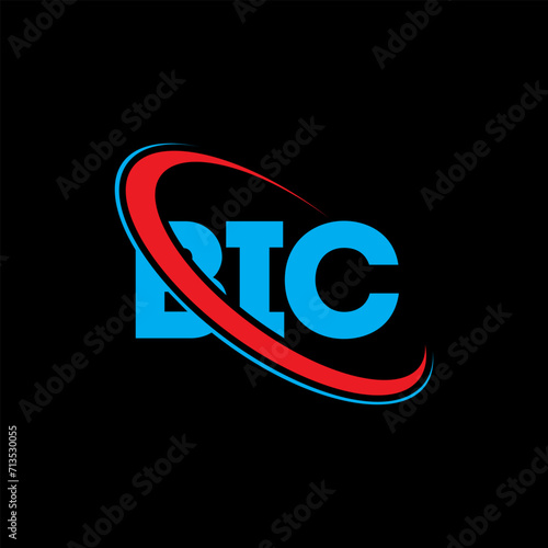 BIC logo. BIC letter. BIC letter logo design. Initials BIC logo linked with circle and uppercase monogram logo. BIC typography for technology, business and real estate brand.