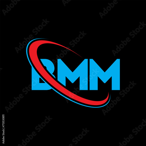 BMM logo. BMM letter. BMM letter logo design. Initials BMM logo linked with circle and uppercase monogram logo. BMM typography for technology, business and real estate brand.