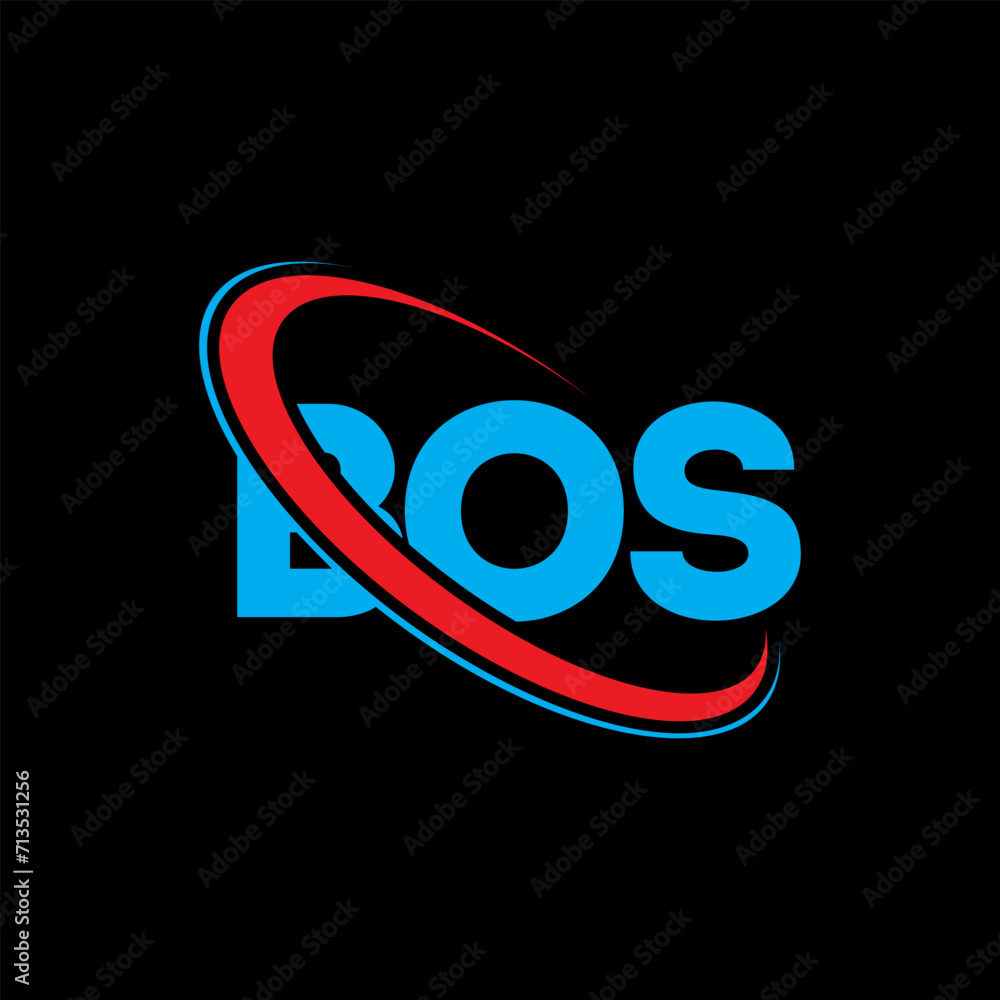 BOS logo. BOS letter. BOS letter logo design. Initials BOS logo linked with circle and uppercase monogram logo. BOS typography for technology, business and real estate brand. BOS logo. BOS letter. BOS letter logo design. Initials BOS logo linked with circle and uppercase monogram logo. BOS typography for technology, business and real estate brand.