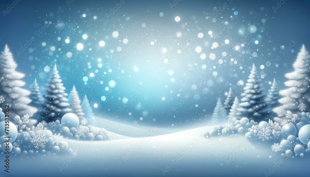 Winter Wonderland Scenery, Holiday Season Background