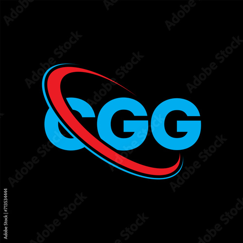 CGG logo. CGG letter. CGG letter logo design. Initials CGG logo linked with circle and uppercase monogram logo. CGG typography for technology, business and real estate brand.