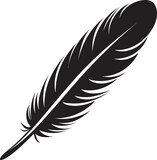 Skylight Serenity Floating Feather Logo Soaring Spirit Feathered Elegance Icon