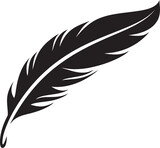 Soaring Spirit Feathered Elegance Icon Celestial Quill Vector Winged Symphony