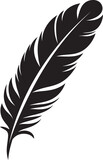 Feathered Flourish Skyward Emblem Winged Whispers Elegant Plume Design