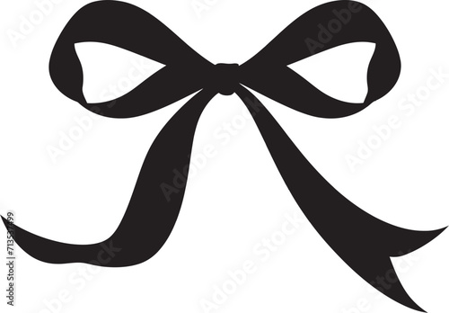 Ribbon Radiance Tied Elegance Logo Bow of Bliss Elegant Surprise Icon