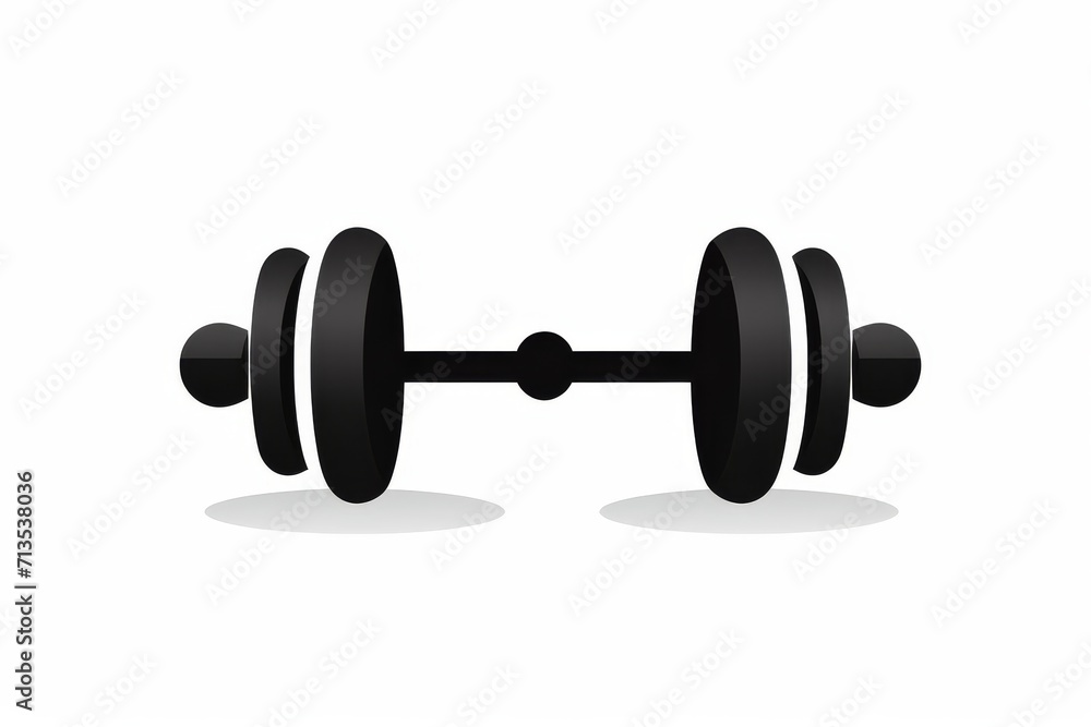 Gym dumbbell icon .Weights for training Gym dumbbell icon .Weights for training
