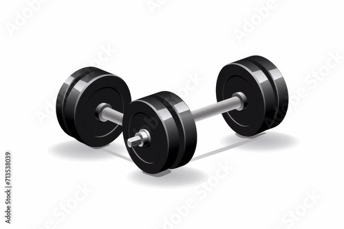 Gym dumbbell icon .Weights for training
