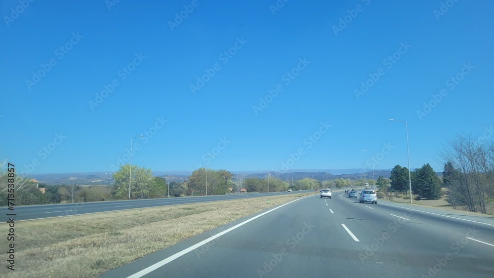 Fototapeta premium driving on the road