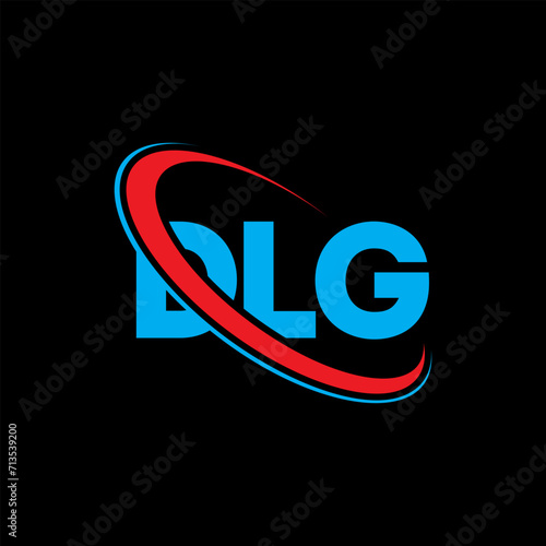DLG logo. DLG letter. DLG letter logo design. Initials DLG logo linked with circle and uppercase monogram logo. DLG typography for technology, business and real estate brand.