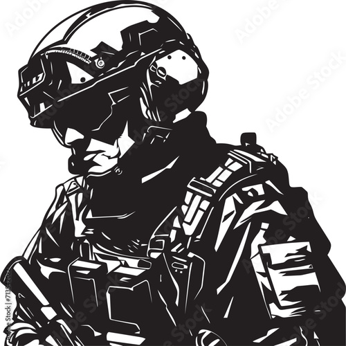 Wallpaper Mural Quantum Quasar Neon War Sentinel Insignia Pixel Paragon Nano Nomad Soldier Icon Torontodigital.ca