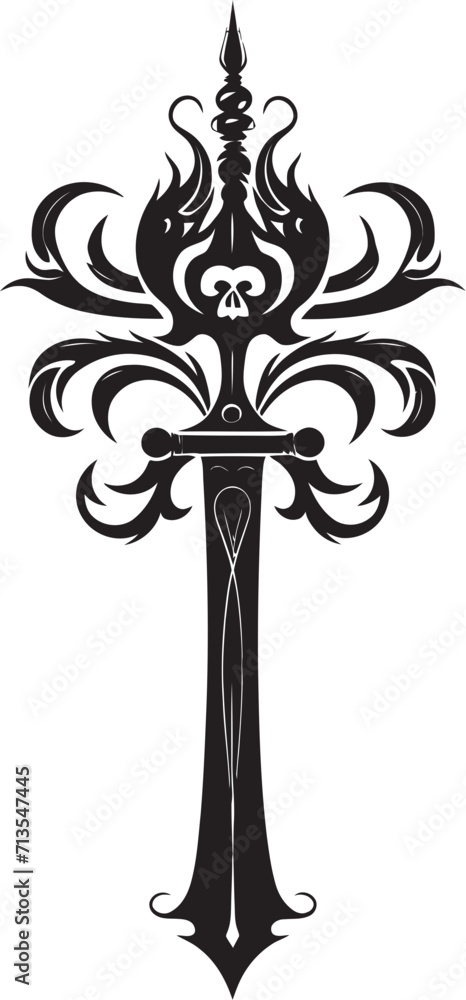Majestic Marauder Vector Emblem of a Regal Pirate Sword Gilded Cutlass Ornate Pirate Sword Icon Majestic Marauder Vector Emblem of a Regal Pirate Sword Gilded Cutlass Ornate Pirate Sword Icon