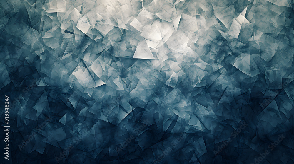 Obraz premium Blue Background With Abundant Small Triangles