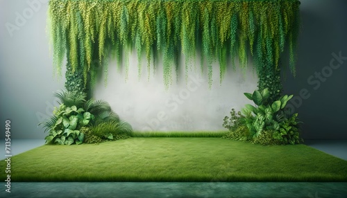 Green nature backdrop studio set background wallpaper