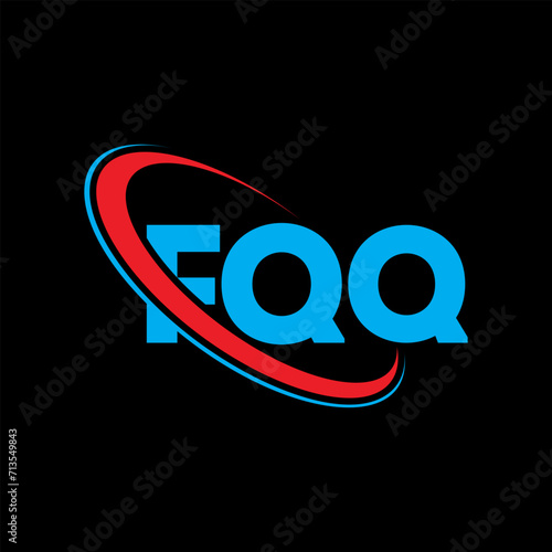 FQQ logo. FQQ letter. FQQ letter logo design. Initials FQQ logo linked with circle and uppercase monogram logo. FQQ typography for technology, business and real estate brand.