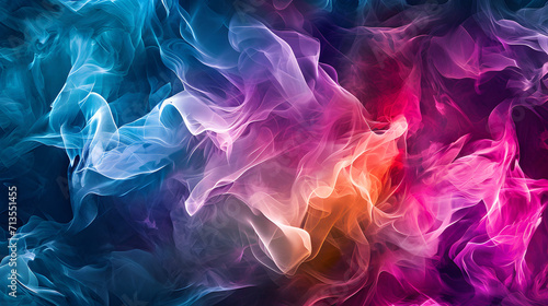 Multicolored Smoke Texture - Abstract Background for Design Projects