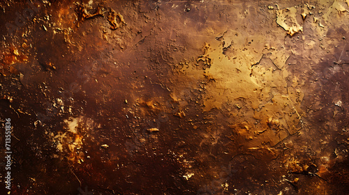 Rusted Metal Surface With Abundant Rust Texture in Close-Up