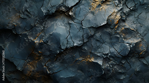 Close Up View of a Rock Wall, Textured Surface, Nature Background