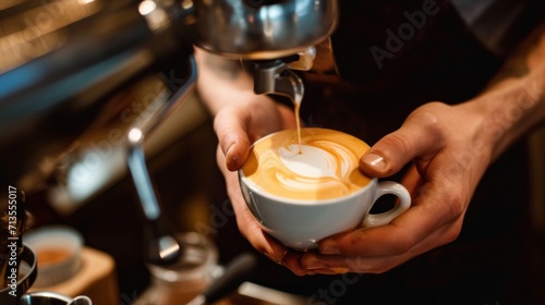 Person Pouring Coffee Into Cup