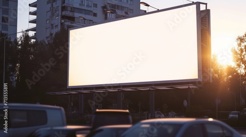 Prominent Roadside Billboard Commands Attention photo