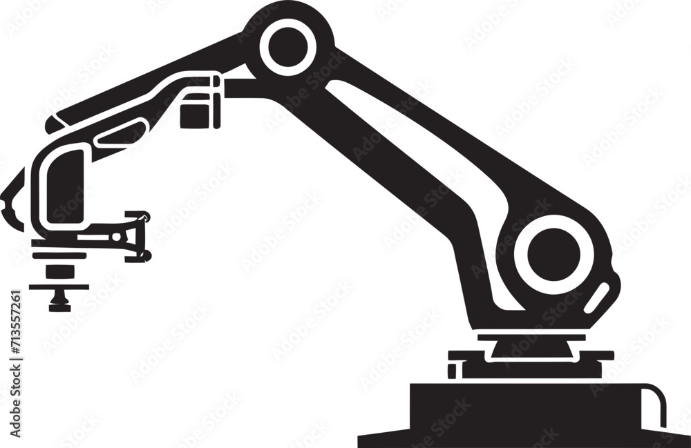 Industrial Innovation Nexus Precision Robotics Vector Icon Cybernetic Craftsmanship Hand Vector Design Industrial Innovation Nexus Precision Robotics Vector Icon Cybernetic Craftsmanship Hand Vector Design